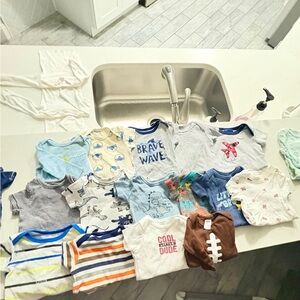 Assorted Baby Boy Onesies